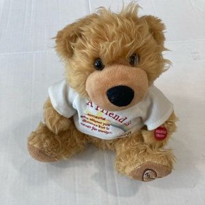Chantilly Lane 12 inch Noah Bear A Friend is